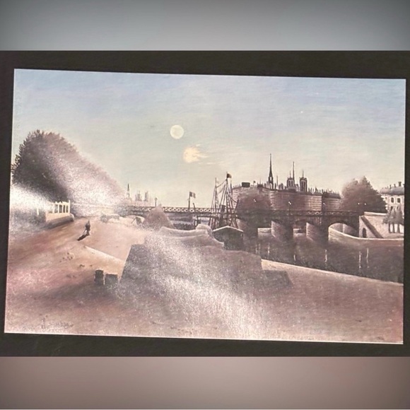 VUE DE L'ILE SAINT LOUIS Henri Rousseau Fine French Art Print Original Vintage - Picture 7 of 8